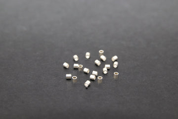 925 Sterling Silver Crimp Beads, Gold Crimp Tube Beads